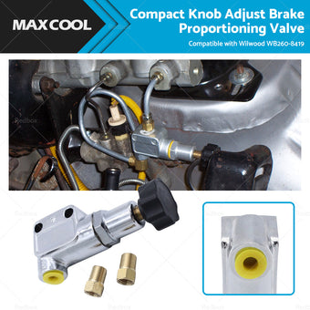 compare product Compact Knob Adjust Brake Proportioning Valve Suitable For Wilwood WB260-8419