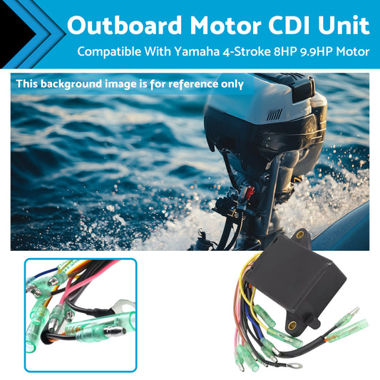 {{ CDI Unit Suitable For Yamaha 4 Stroke 8HP 9.9HP Outboard Motor 68T-85540-00 Outboard Motor CDI Unit }} - Buy Car Parts Online at {{ Kaka Auto Parts }}.
