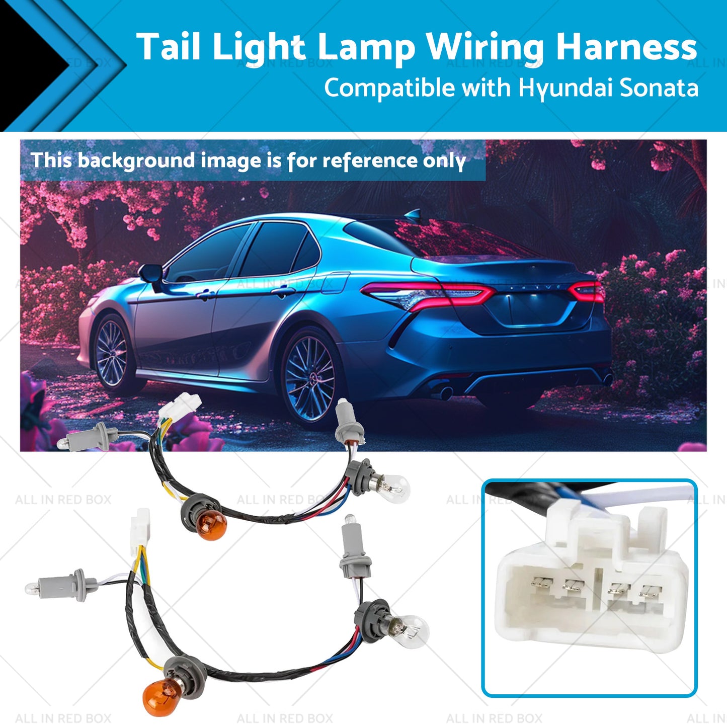 {{ Tail Light Lamp Wiring Harness Suitable for 92450-3Q000 11-14 Hyundai Sonata }} - Buy Car Parts Online at {{ Kaka Auto Parts }}.