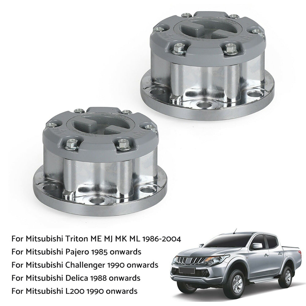 Free Lock Wheeling Hubs Suitable For Mitsubishi Triton ME / MJ / MK / ML / Pajero / Delica / L200