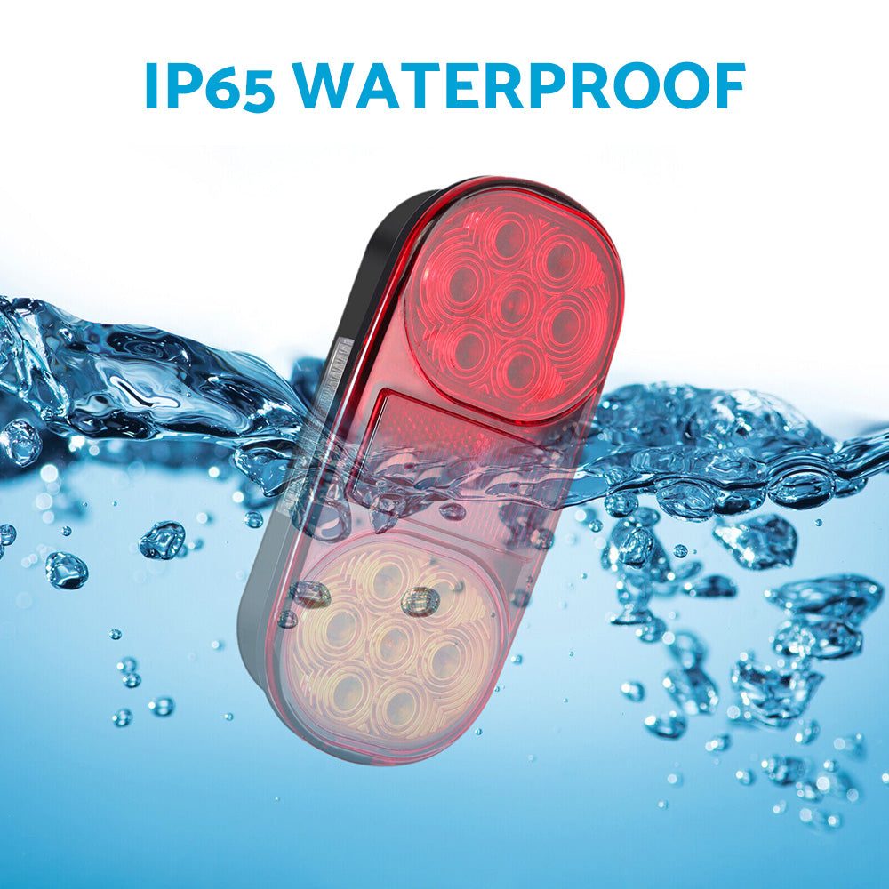 2x Trailer Tail Lights 28 LED Suitable For Truck, Camper, UTE, Caravan & 4WD Stop Indicator