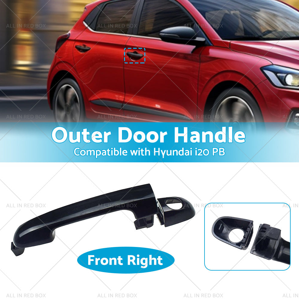 {{ Front Right Exterior Outer Door Handle Suitable for Hyundai i20 PB 2009-2015 }} - Buy Car Parts Online at {{ Kaka Auto Parts }}.