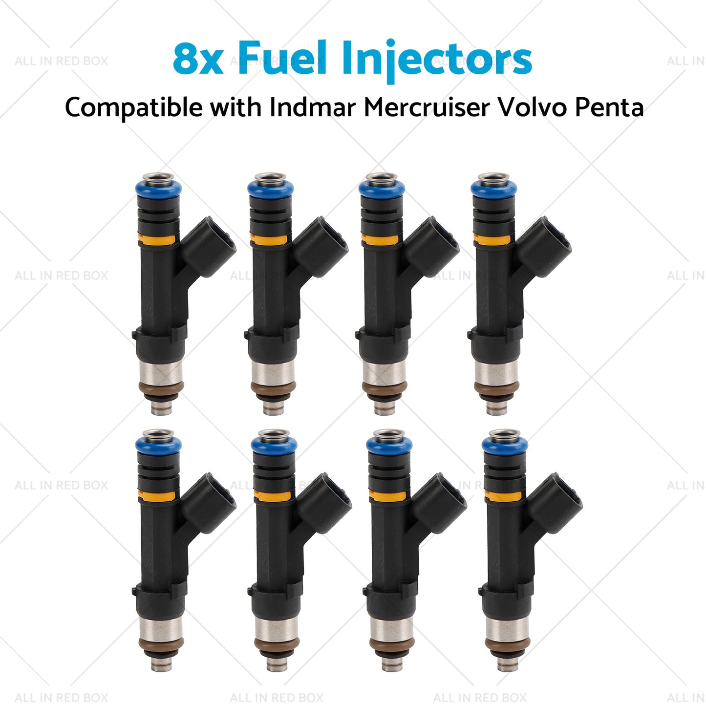 {{ 879312003 8x Fuel Injectors Suitable for Indmar Mercruiser Volvo Penta 07-13 }} - Buy Car Parts Online at {{ Kaka Auto Parts }}.