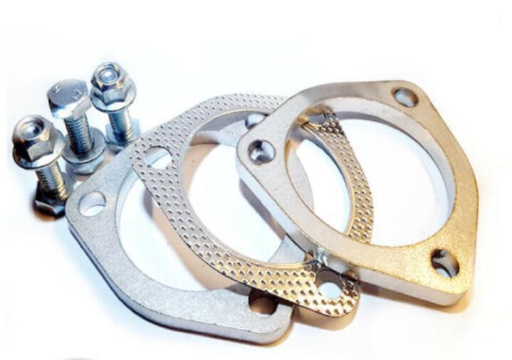 Universal Exhaust Flange Plate Set Stainless Steel 76mm - 3in 111mm 9mm