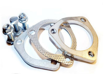 compare product Universal Exhaust Flange Plate Set Stainless Steel 76mm - 3in 111mm 9mm