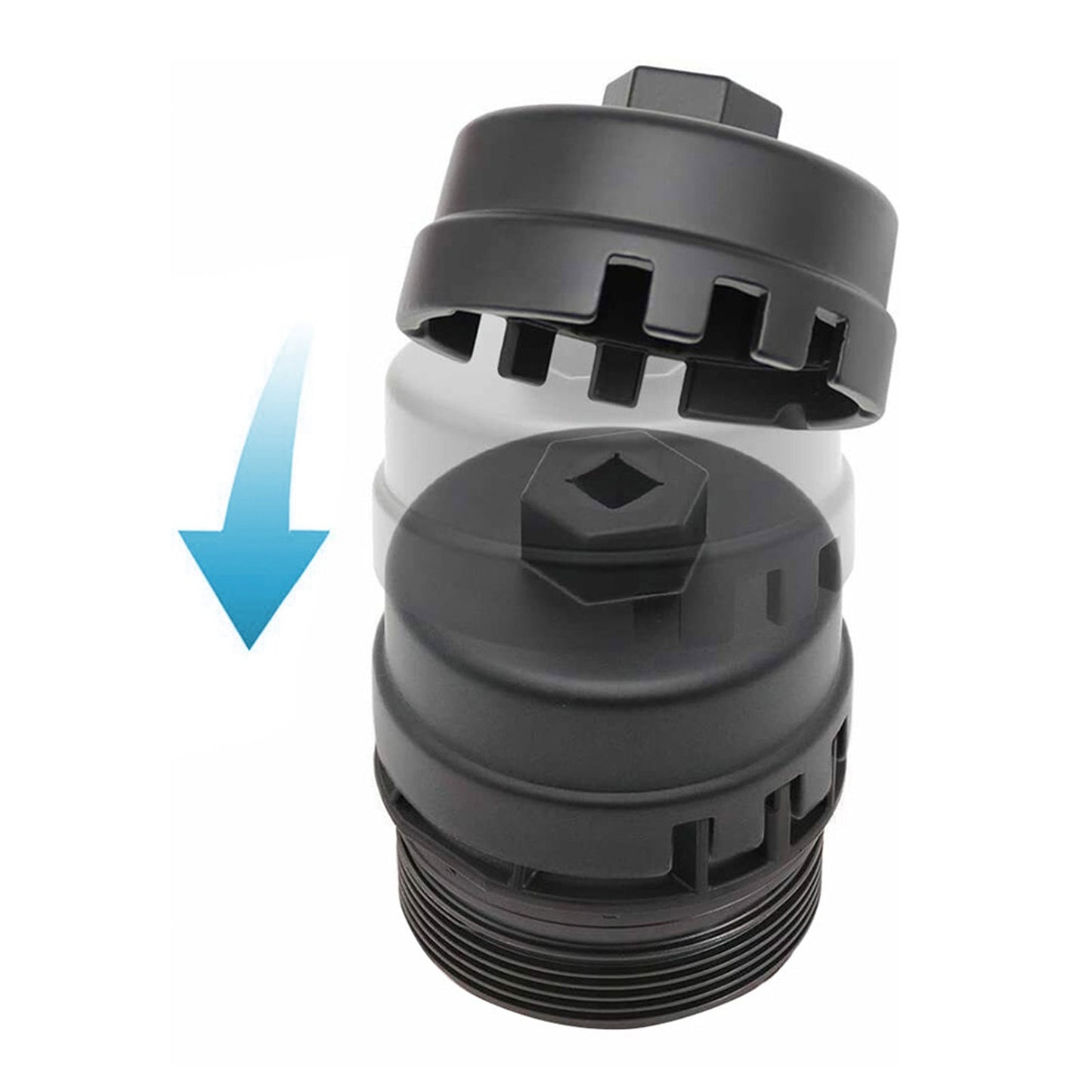 {{ Oil Filter Wrench Cap Housing Tool Remover Suitable for Toyota Lexus with 14 flutes }} - Buy Car Parts Online at {{ Kaka Auto Parts }}.