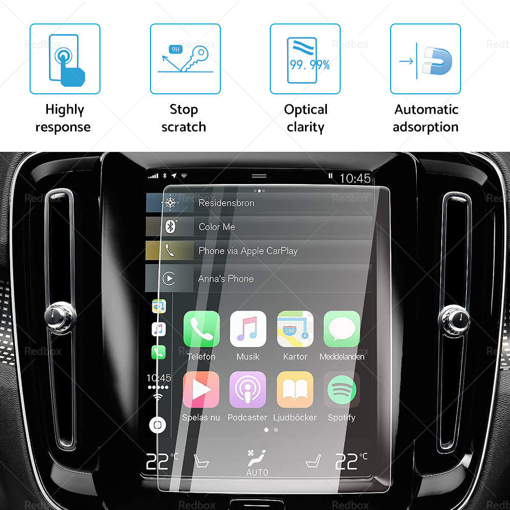 {{ Touchscreen Protector Car Tempered Glass Film 9inch Suitable For Volvo XC40 18-22 }} - Buy Car Parts Online at {{ Kaka Auto Parts }}.