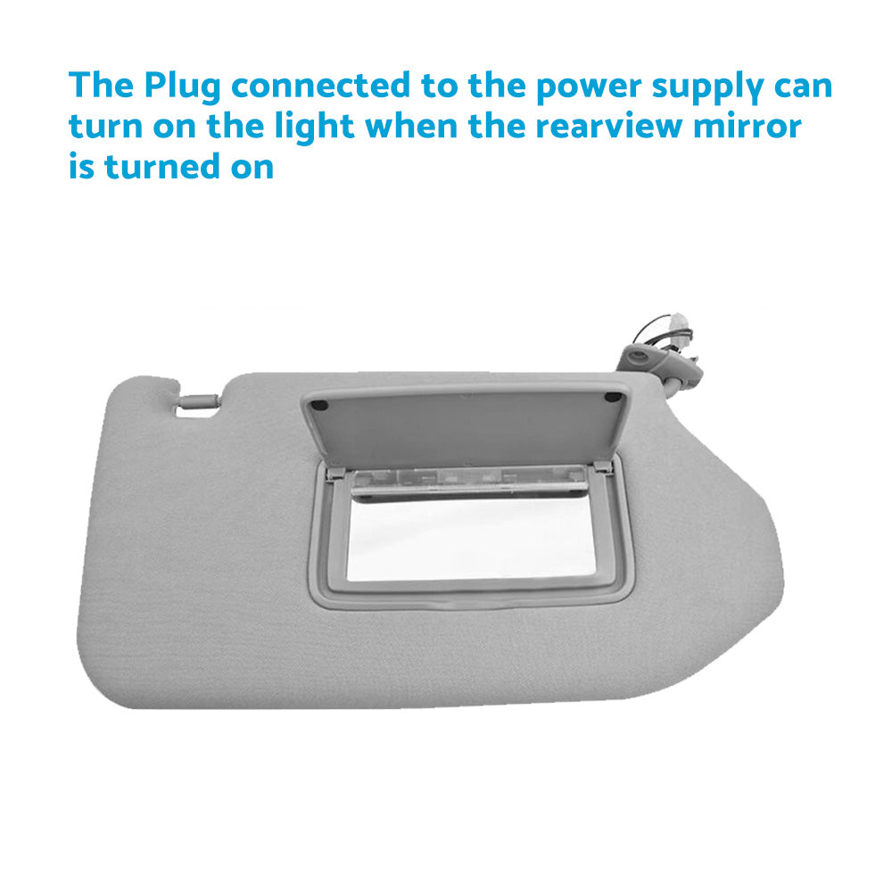 Right Interior Sun Visor Shade Grey Suitable For Nissan Pathfinder R52 Wagon 2013-2018