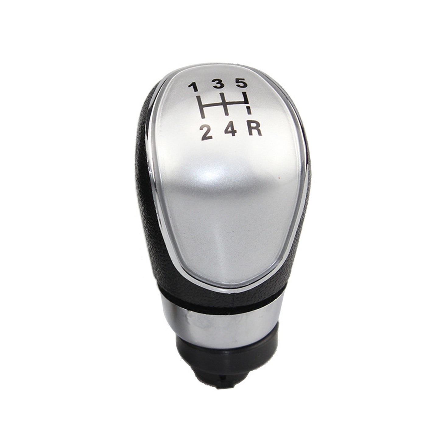 5-Speed Manual Gear Shift Knob Silver Suitable For Ford Fiesta MK2 C-Max 2008-2013