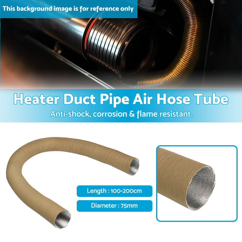 {{ 75mm 200cm Heater Duct Cold Hot Air Hose Pipe For Car Parking Air Diesel Heater }} - Buy Car Parts Online at {{ Kaka Auto Parts }}.