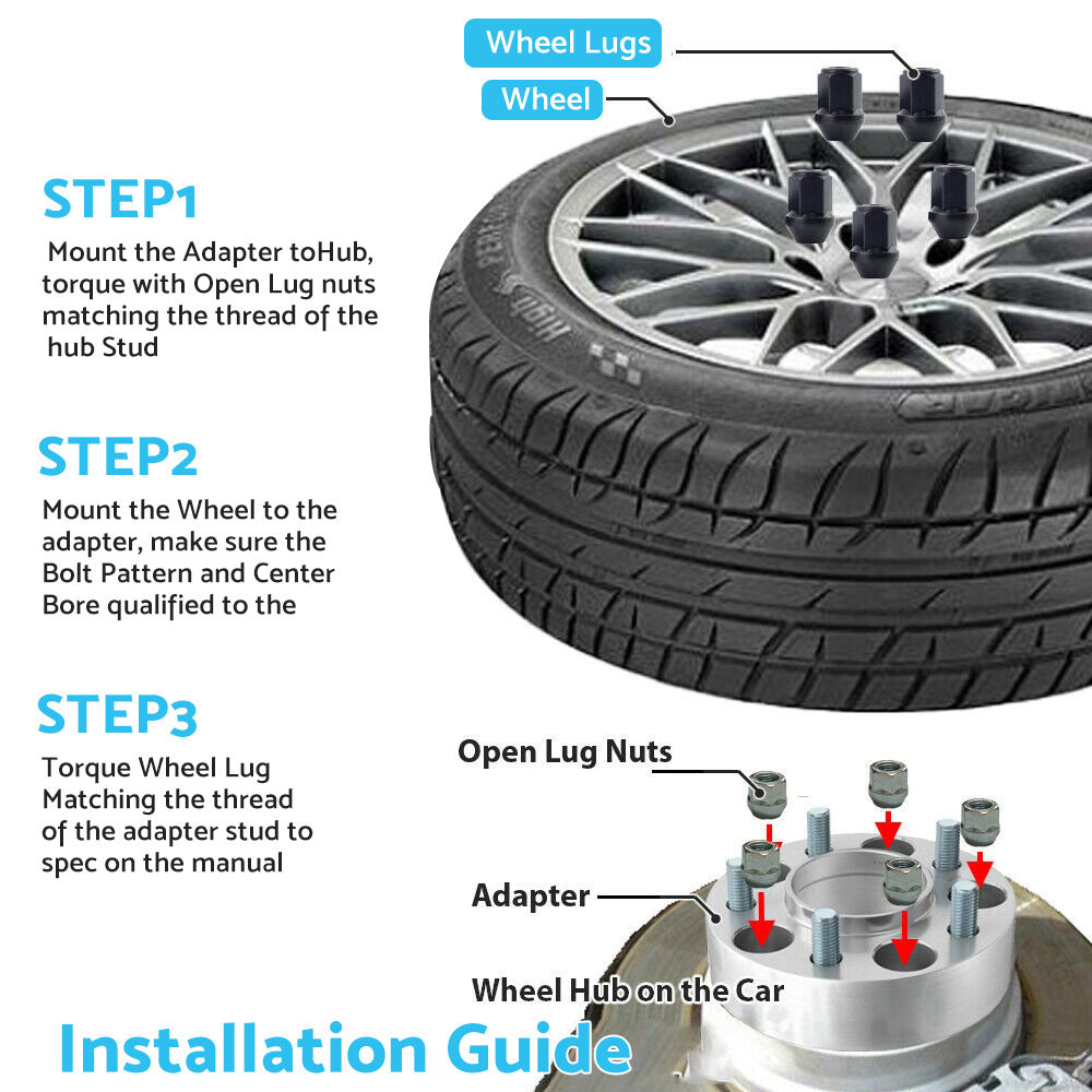 15mm Bolt-On Wheel Spacers 5x114.3 70.5mm Suitable For Ford Falcon & Mustang 1994-2014