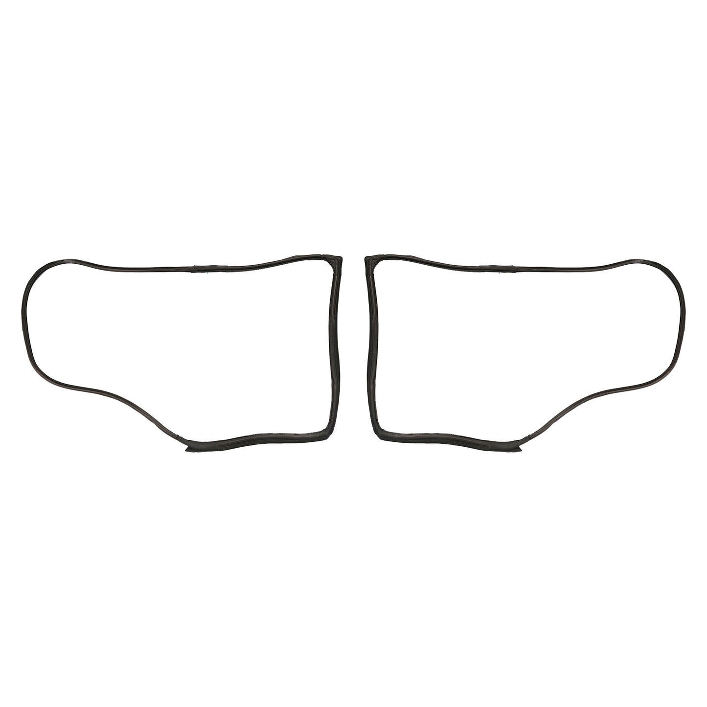 2x Front Door Weatherstrip Gasket Seals Suitable For Jeep Wrangler JK 2007-2018