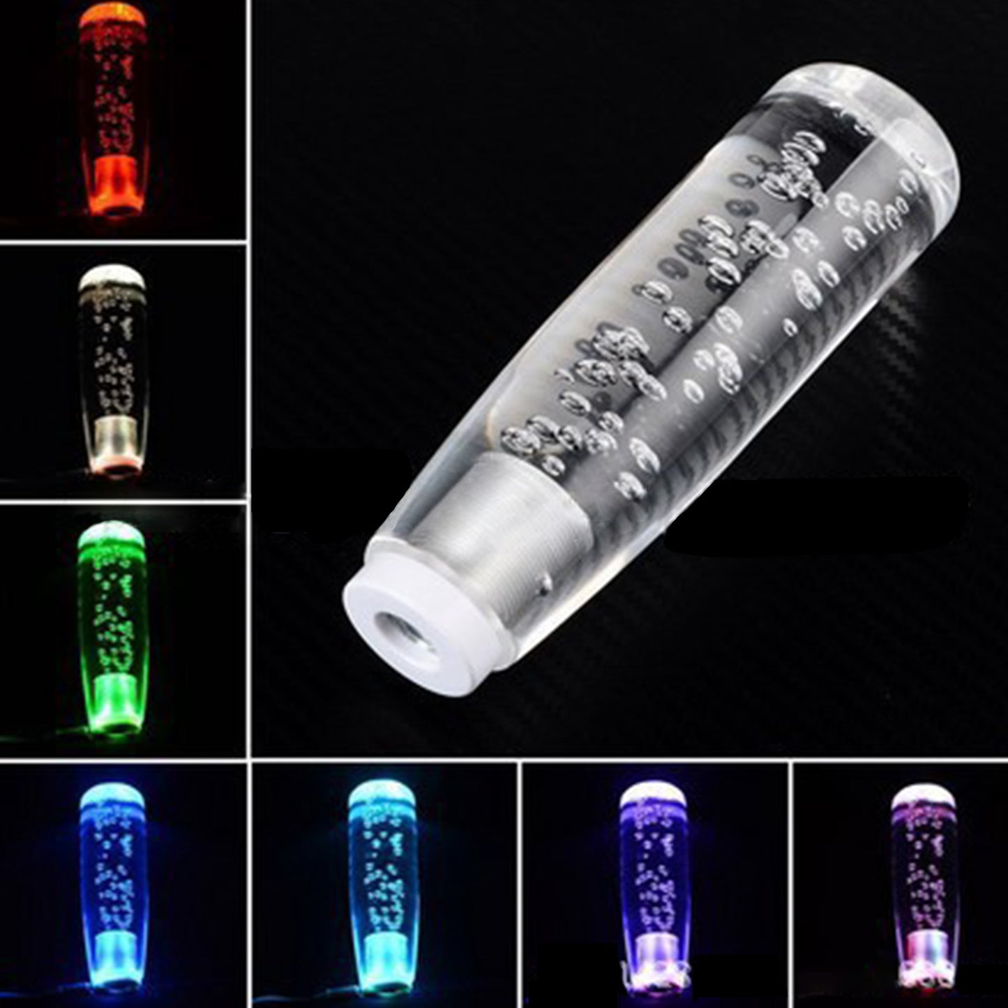 Manual Gear Shift Knob Stick Lever LED Light Universal Car Gear Lever 15cm / 25cm Suitable For Universal Cars