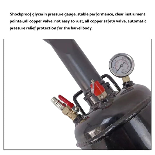 12L Tyre Inflator Bead Seater Blaster Cannon Portable Air Tank Car SUV 4WD