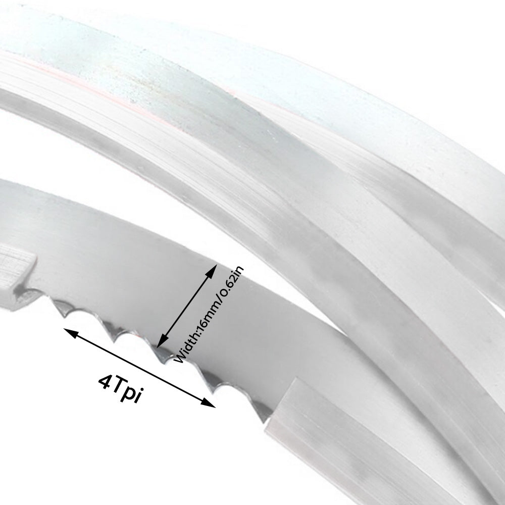 Butcher Meat Cutting Band Saw Bandsaw Blade 2085mm x 16mm x 0.56mm 4T Suitable For Meat Cutting Band Saw Machines