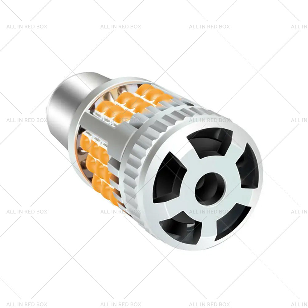 {{ 2PCS BA15S 1156 P21W LED Turn Signal Indicator Bulb Globe Amber No Hyper Flash }} - Buy Car Parts Online at {{ Kaka Auto Parts }}.