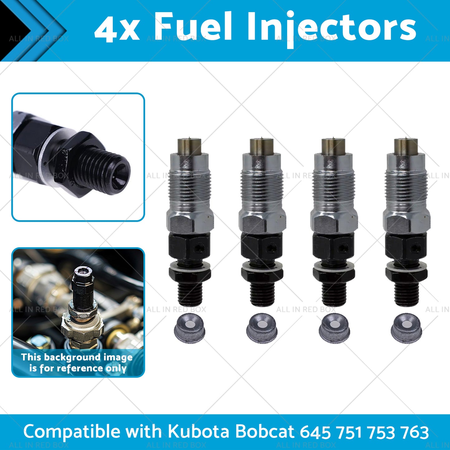 {{ 7023120 6722147 4x Fuel Injectors 6722147 Suitablefor 645 751 753 763 773 Kubota }} - Buy Car Parts Online at {{ Kaka Auto Parts }}.