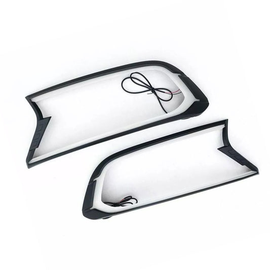2x White Led Headlight Covers Suitable For Ford Ranger Wildtrak 2015-2020