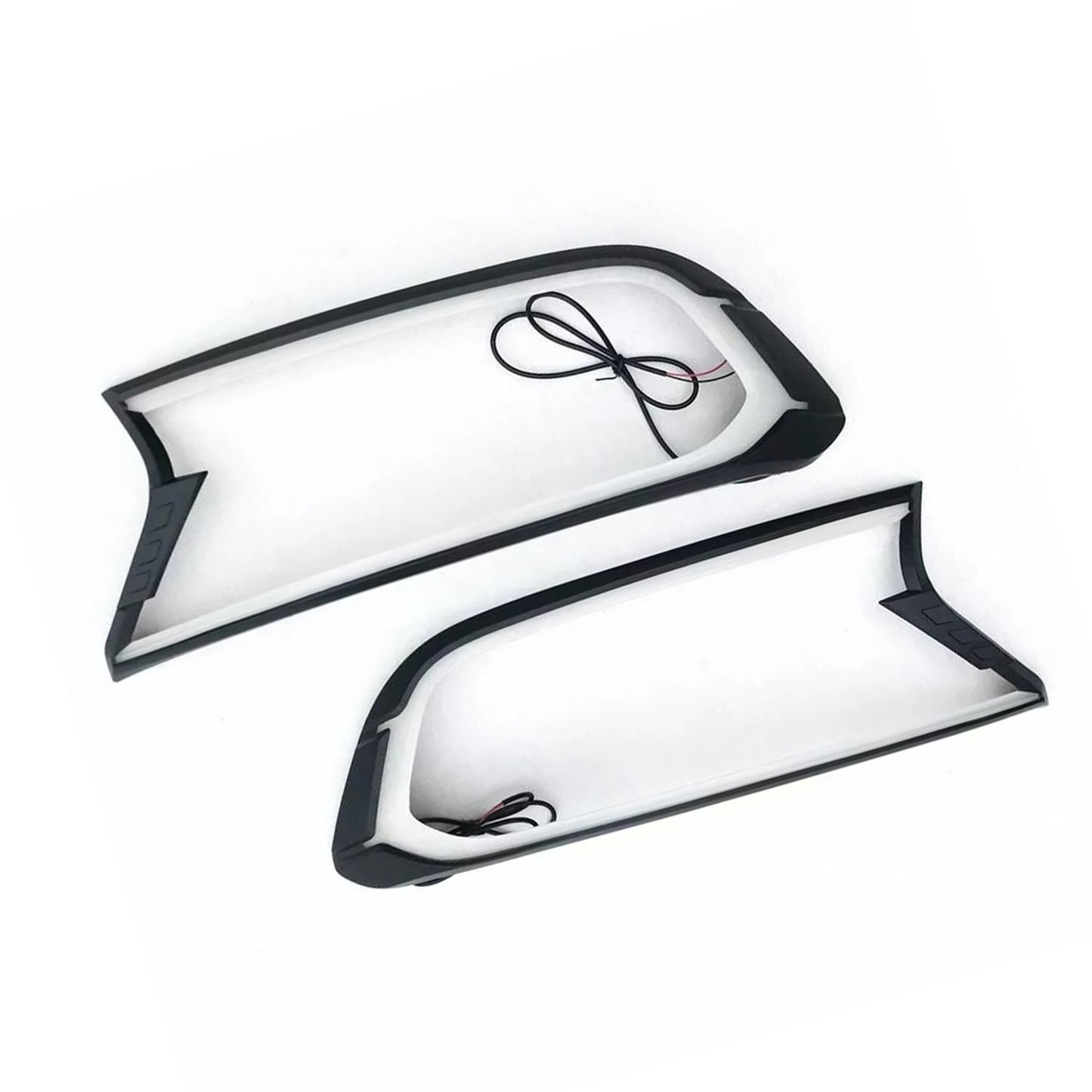 2x White Led Headlight Covers Suitable For Ford Ranger Wildtrak 2015-2020