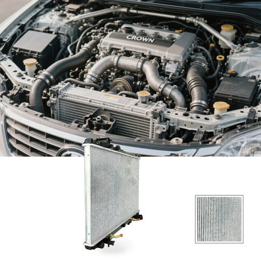 Premium Radiator Fit For TOYOTA CROWN MAJESTA JZS151 JZS155 JZS157 8/1995-9/1999
