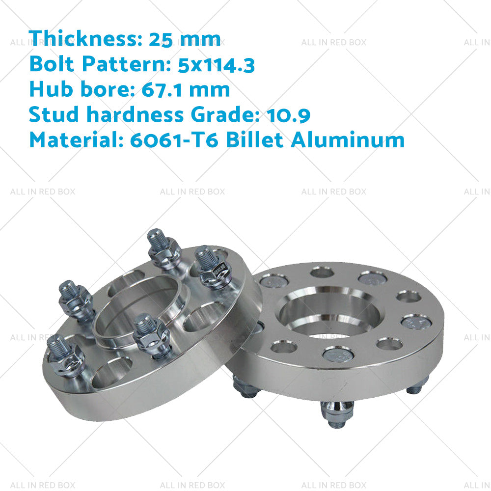 {{ 2PCS 25mm Wheel Spacers 5x114. 3 12x1. 25 25mm CB=67. 1mm Fits For Nissan R32 R33 }} - Buy Car Parts Online at {{ Kaka Auto Parts }}.