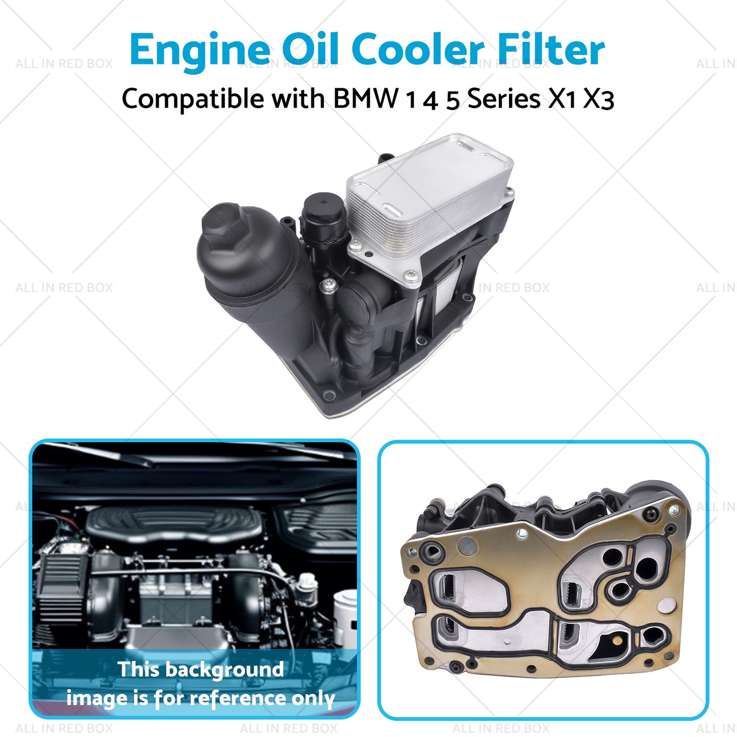 {{ Engine Oil Filter Housing  and  Cooler 11428507697 SuitableFor BMW N47 N57 F25 10-19 }} - Buy Car Parts Online at {{ Kaka Auto Parts }}.