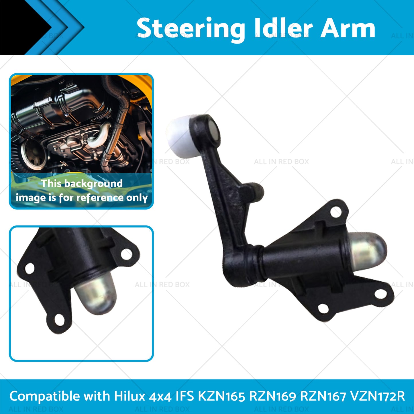 {{ Steering Idler Arm Suitable for Hilux 4x4 IFS 97-05 KZN165 RZN169 RZN167 VZN172R }} - Buy Car Parts Online at {{ Kaka Auto Parts }}.