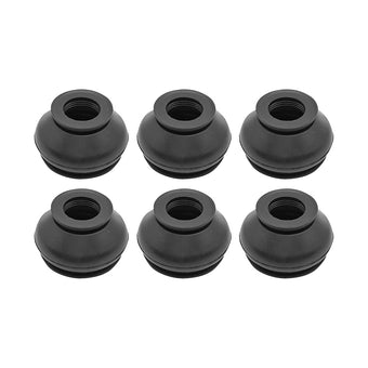compare product 6x Universal Black Rubber Ball Joint Dust Boot Cover Tie Rod End Set Suitable For Vehicle Suspension Systems