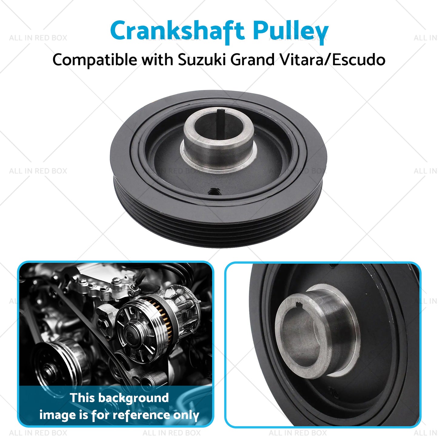 {{ Crankshaft Pulley Suitable for Suzuki Grand Vitara 2. 0 Petrol 12610-77E12 }} - Buy Car Parts Online at {{ Kaka Auto Parts }}.
