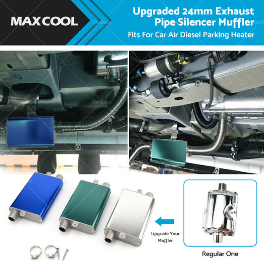 {{ Upgraded 24mm Exhaust Pipe Silencer Muffler For Car Air Diesel Parking Heater }} - Buy Car Parts Online at {{ Kaka Auto Parts }}.