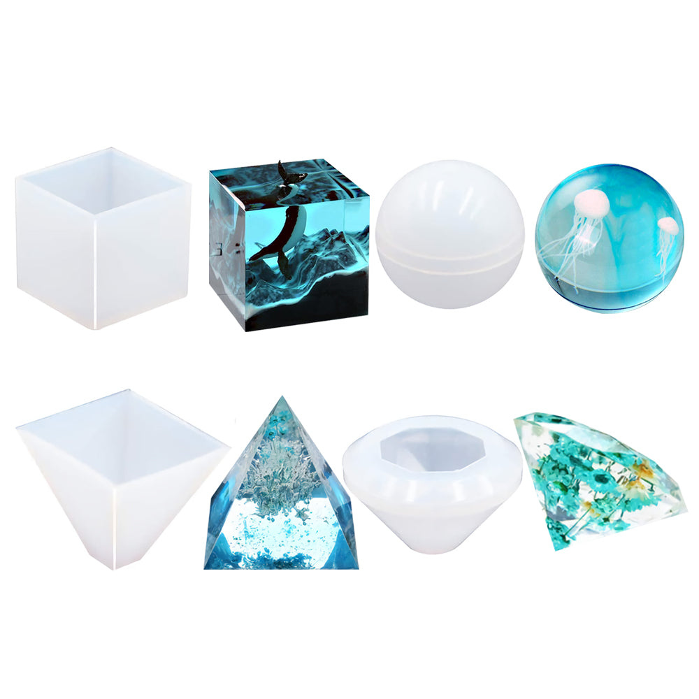 Snowflake Silicone Pendant Mold Making Jewelry Resin Necklace Mould Craft DIY 3D