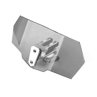 compare product Motorcycle Windshield Clip-On Extension Spoiler Wind Deflector Suitable For Windscreen Smoke