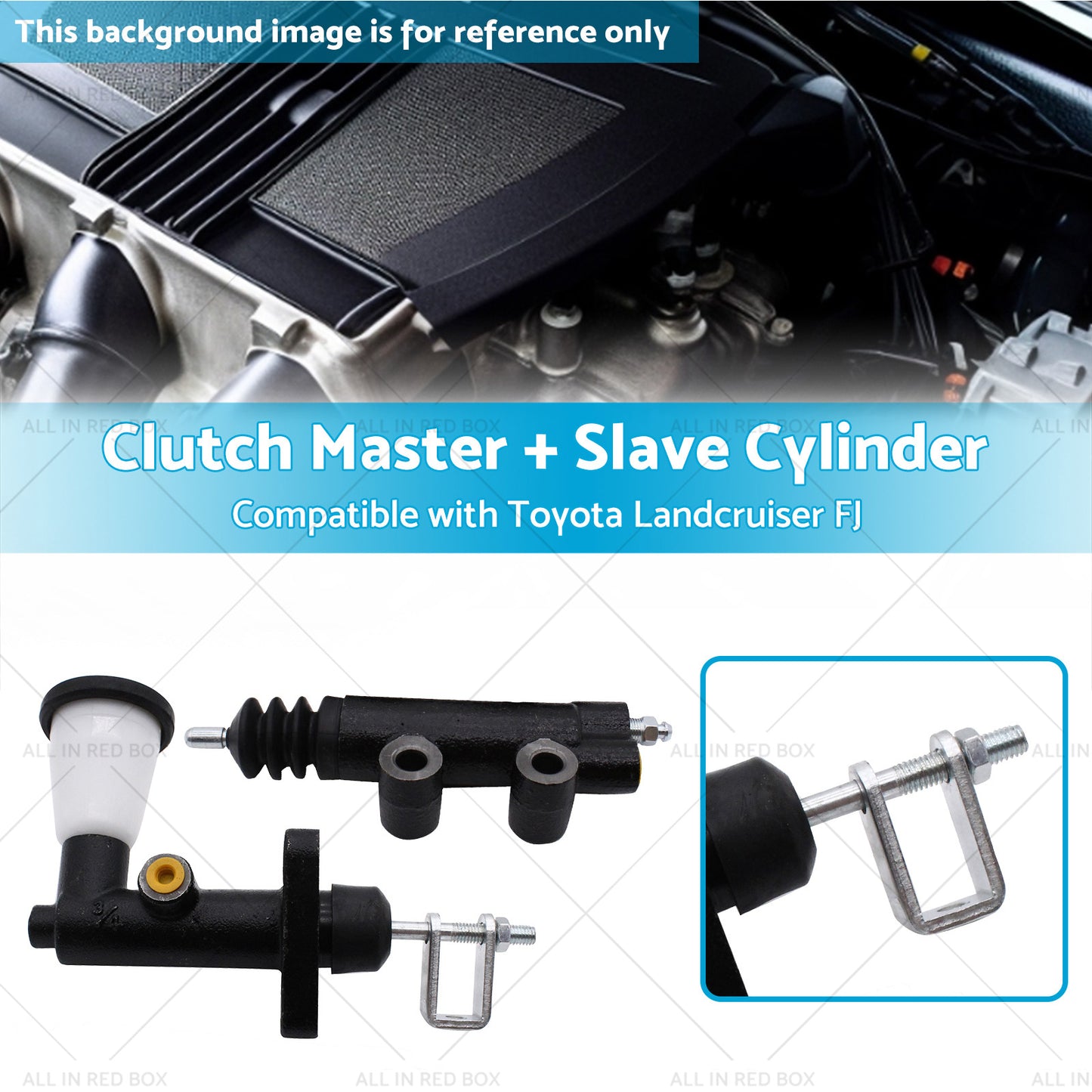 {{ Clutch Master  Slave Cylinder Suitable for Toyota Landcruiser FJ40 45 55 75-80 }} - Buy Car Parts Online at {{ Kaka Auto Parts }}.