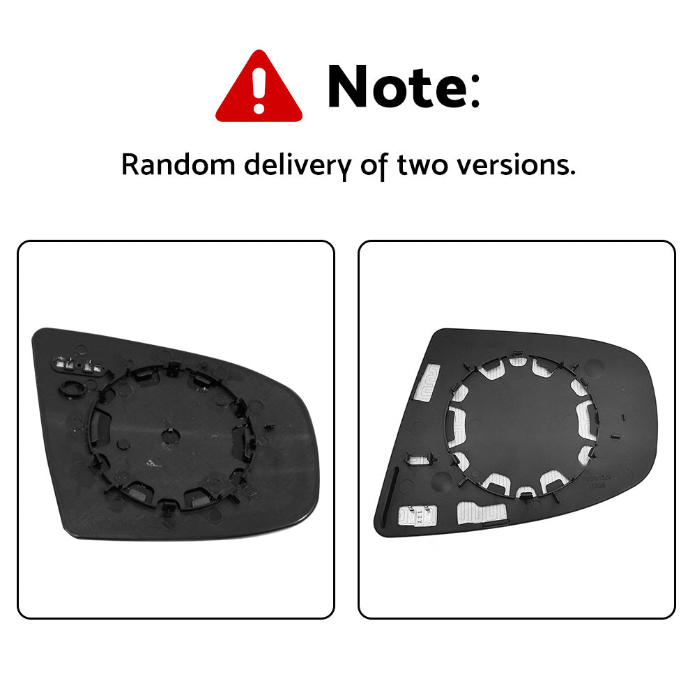 Left Heated Wing Side Mirror White Glass Suitable For BMW X5 X6 E70 E71 E72