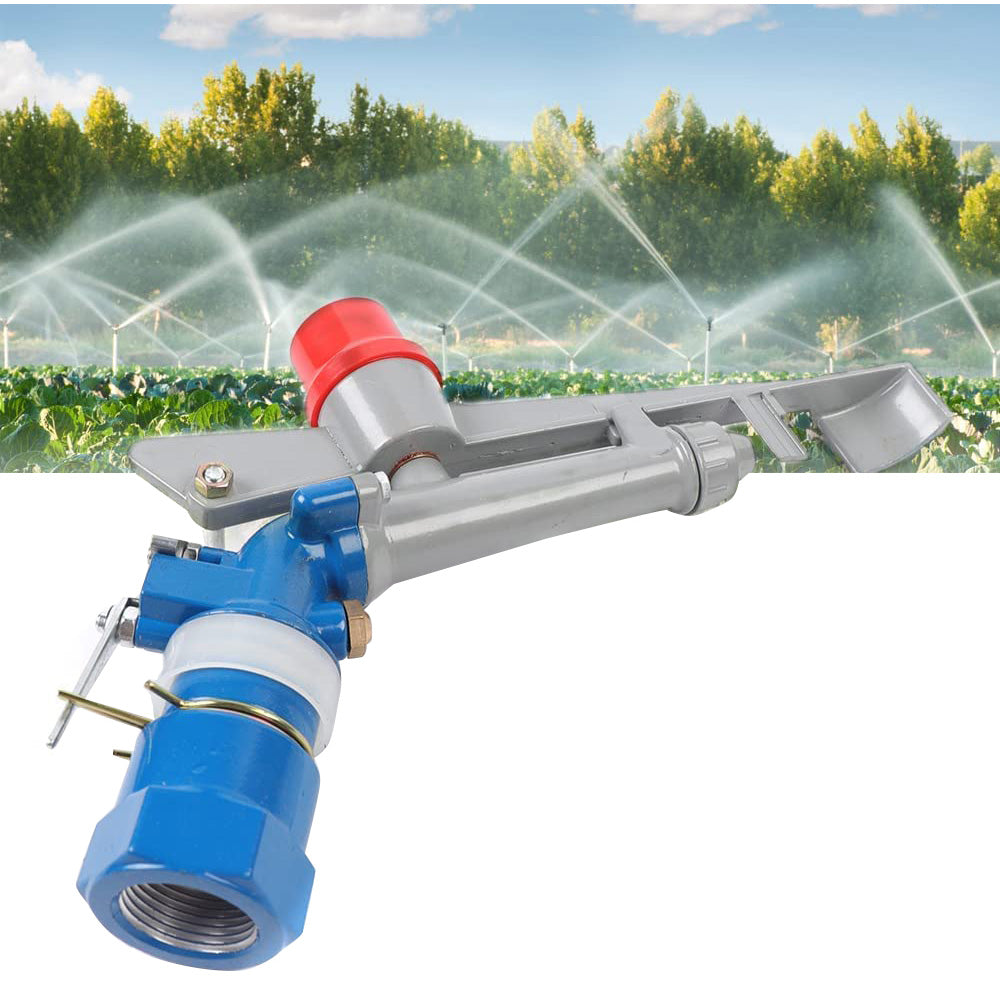 1'' Irrigation Spray Tool Sprinkler Large 360 Angle Adjustable Impact Area Water