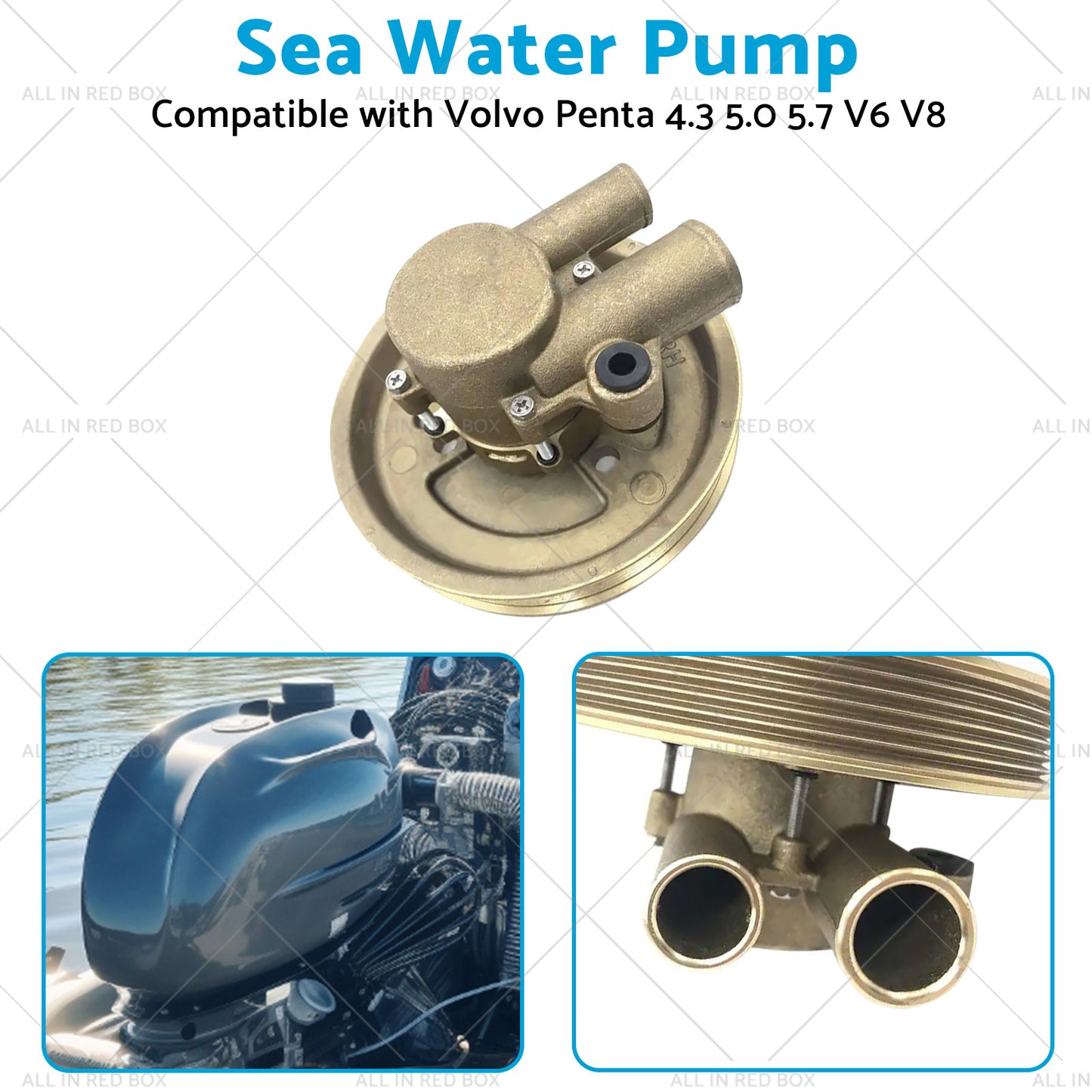 {{ 3812519 Raw Sea Impeller Water Pump For Volvo Penta 4. 3 5. 0 5. 7 V6 V8 21212799 }} - Buy Car Parts Online at {{ Kaka Auto Parts }}.