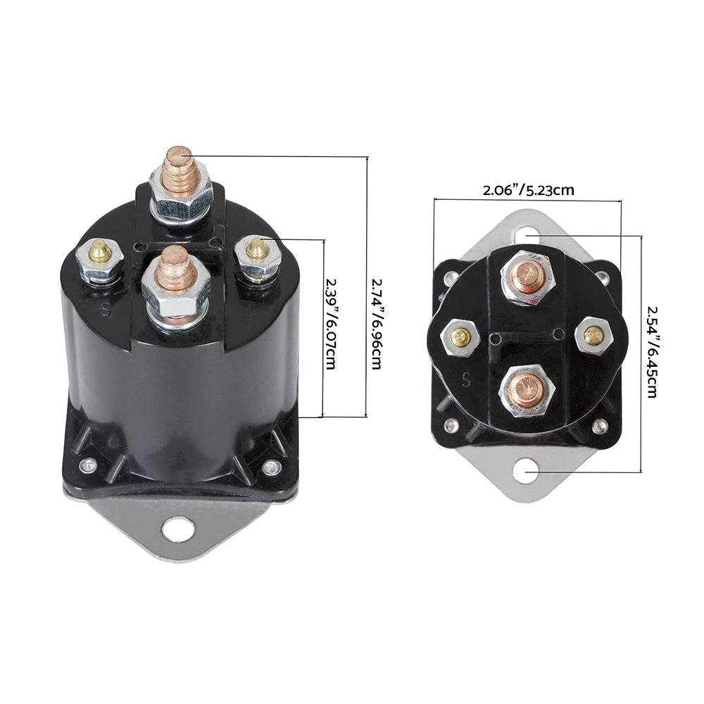 Solenoid Valve Suitable For Club Car Golf Cart DS / Precedent 1984 and Up 4-Terminal