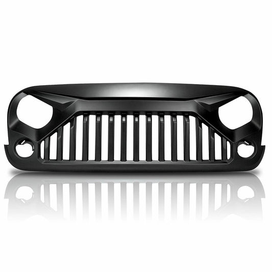 Black Front Gladiator Grille Vander Grill Suitable For Jeep Wrangler JK Unlimited 2007-2018