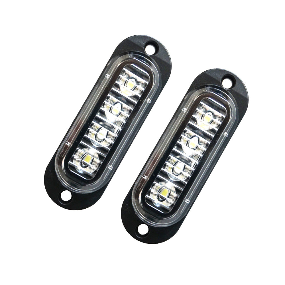 White 4LED Clearance Side Marker Light Suitable For Truck, Trailer & Caravan