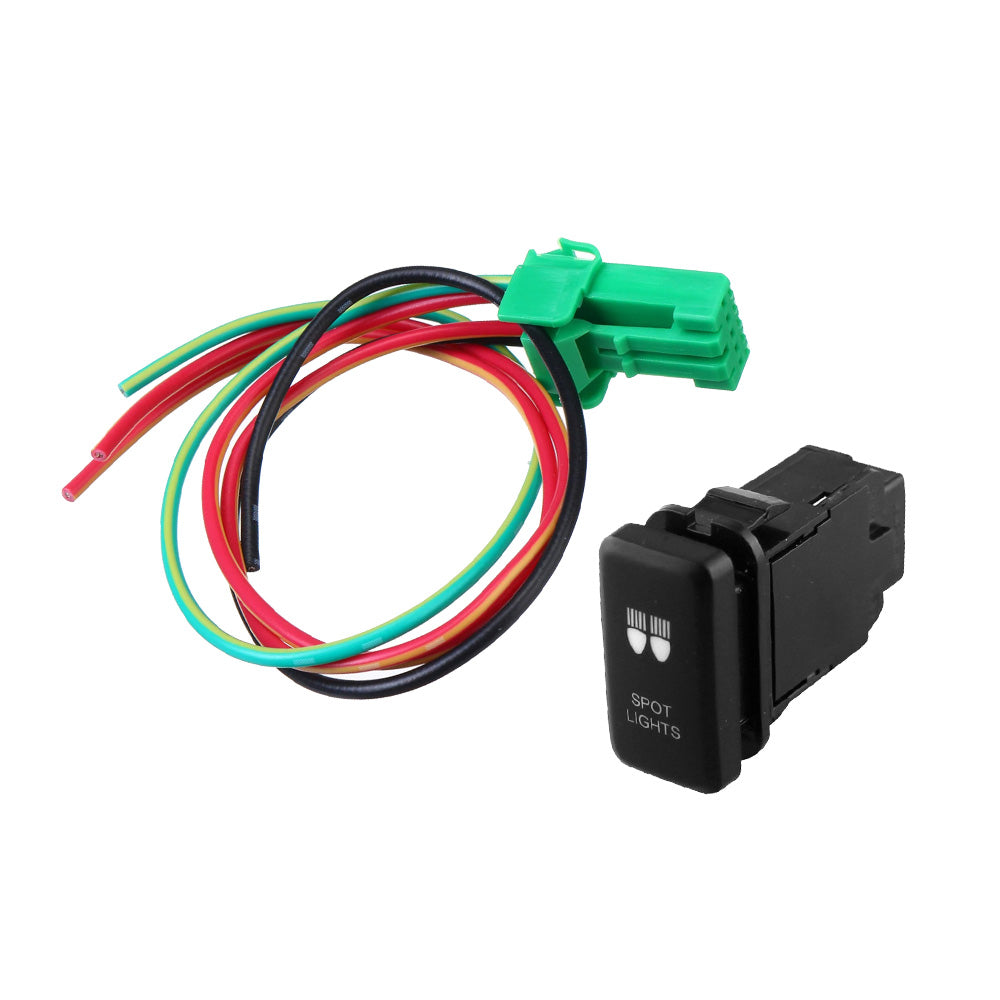 Spot Lights Blue LED Push Switch Suitable For Landcruiser Prado Hilux 4Runner