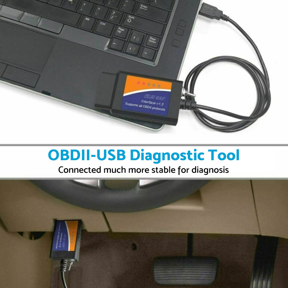 USB Adapter Modified Suitable For Ford ELMconfig Latest Chip HS-CAN MS-CAN Forscan OBD2