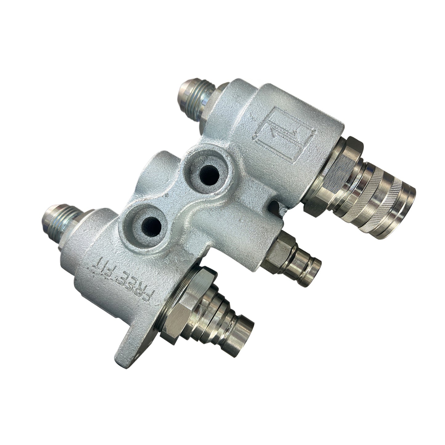 For Bobcat Hydraulic Block Quick Coupler Flat Face FFH Auxillary Valve 6678076