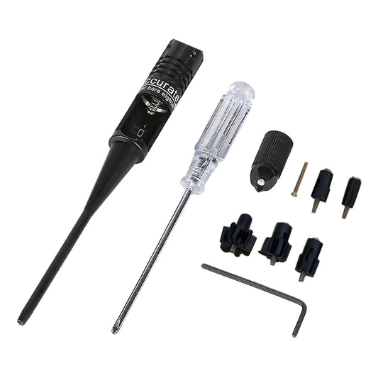 Red Laser Bore Sight Kit Suitable For 22 to 50 Caliber Rifles & Handguns G6