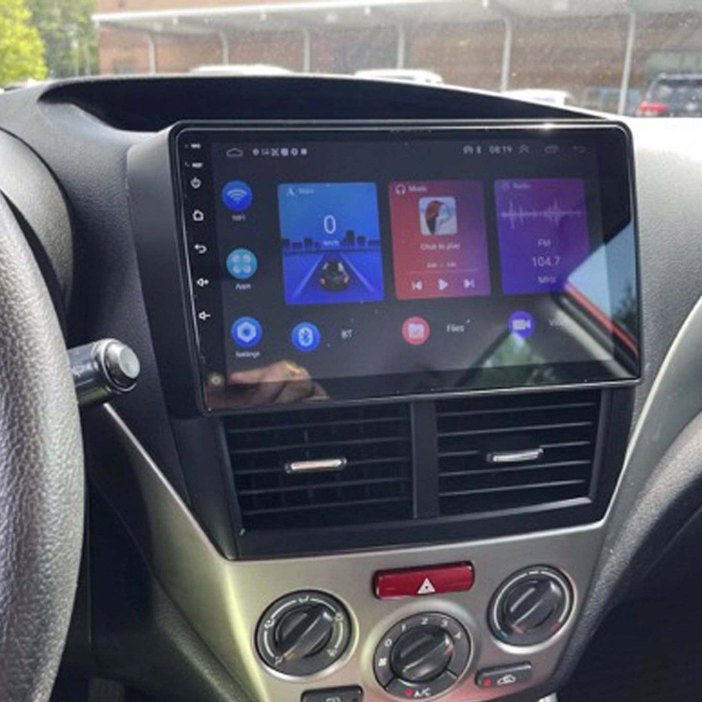 9'' In-Dash Unit Android 13 Car Stereo Suitable For Forester 08–12 Impreza 07-13