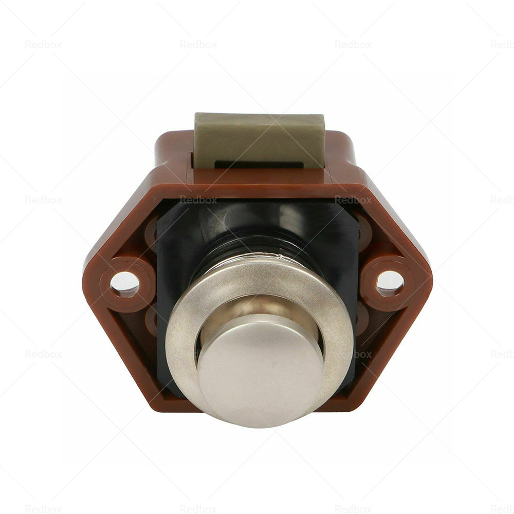 {{ 5x Push Button Latch Knob Catch Lock For Drawer Cupboard Door Caravan Cabinet }} - Buy Car Parts Online at {{ Kaka Auto Parts }}.