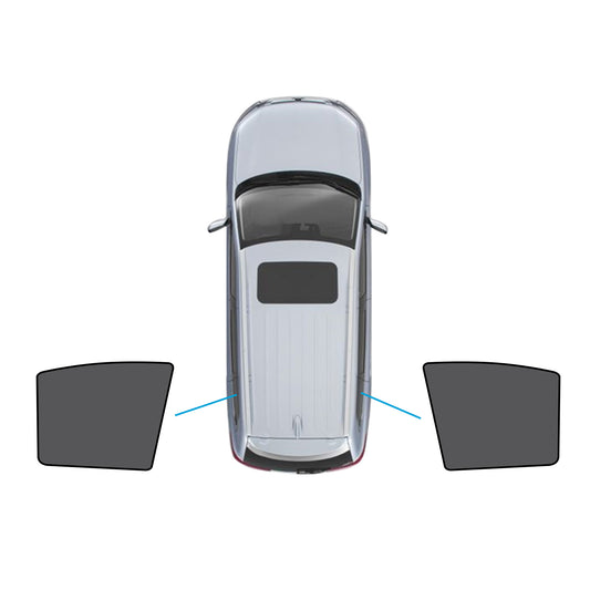 {{ 2x Triangular Window Magnetic Mesh Sunshades Suitable for Kia Carnival YP Series }} - Buy Car Parts Online at {{ Kaka Auto Parts }}.