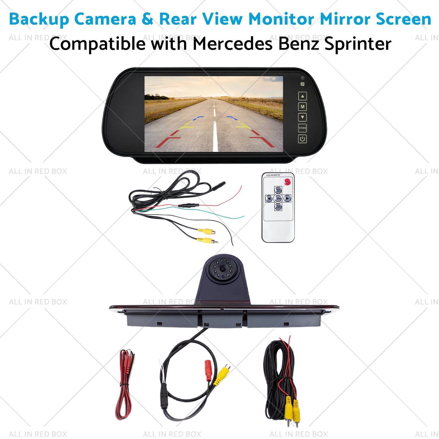 {{ Brake Light Backup Camera W or 7''Monitor Suitable for 07-19 Sprinter or VW Crafter }} - Buy Car Parts Online at {{ Kaka Auto Parts }}.