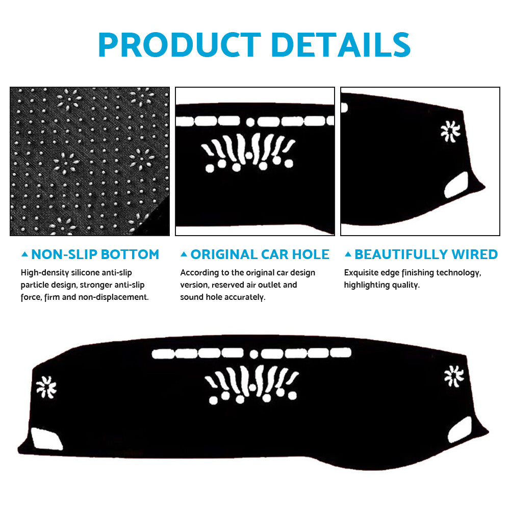 Non-Slip Dash Mat Suitable For LDV D90 SV9A 2017-2022 Dashboard Cover