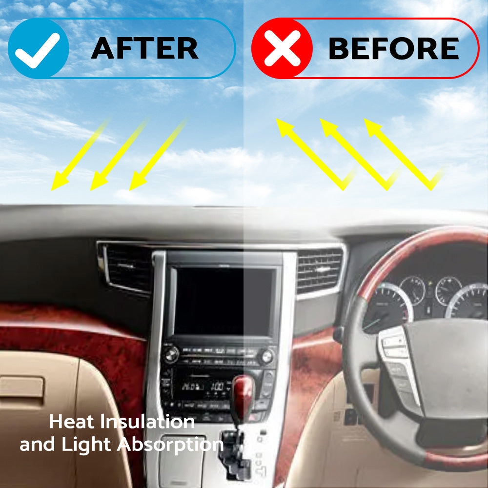 Non-Slip Dashboard Cover Mat Suitable For Toyota Alphard H20W 2008-2014