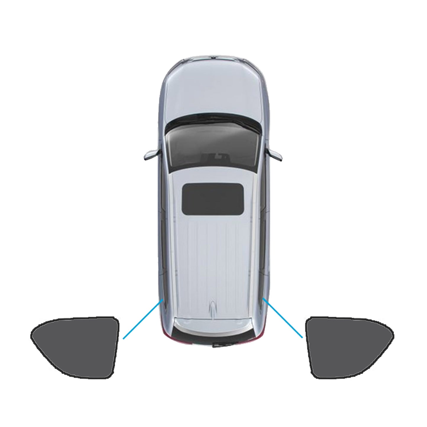 Car Window Sun Shade Magnetic Suitable For Nissan Patrol 2012–2024 Y62 Series